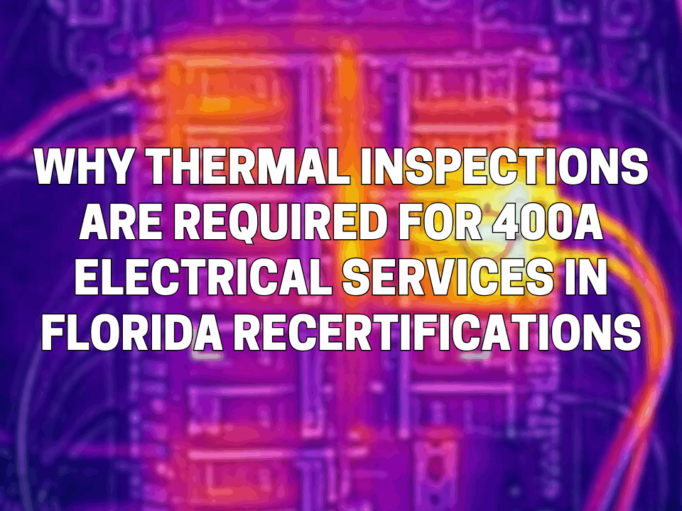 Why Thermal Inspections Are Required for 400A Electrical Services in Florida Recertifications